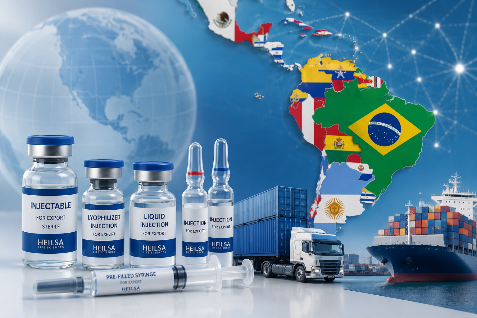 Injectable Exporter to Latin America - Heilsa Life Sciences