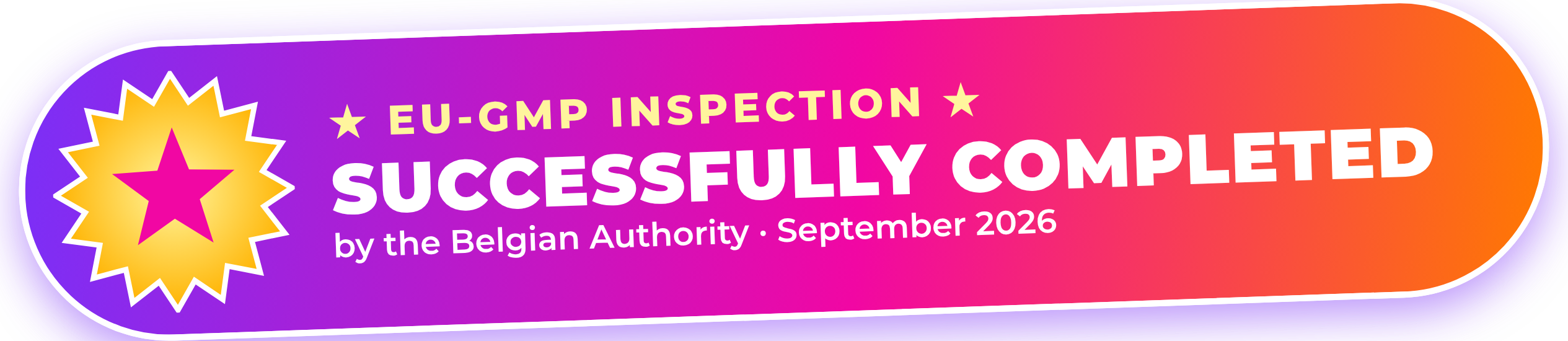 EU-GMP Inspection Successfully Completed
