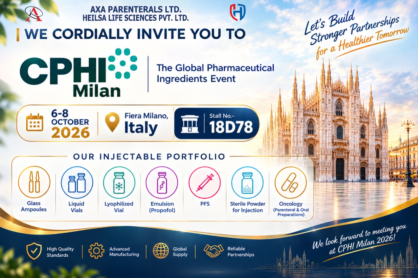 CPHI Milan 2026 - Heilsa Life Sciences