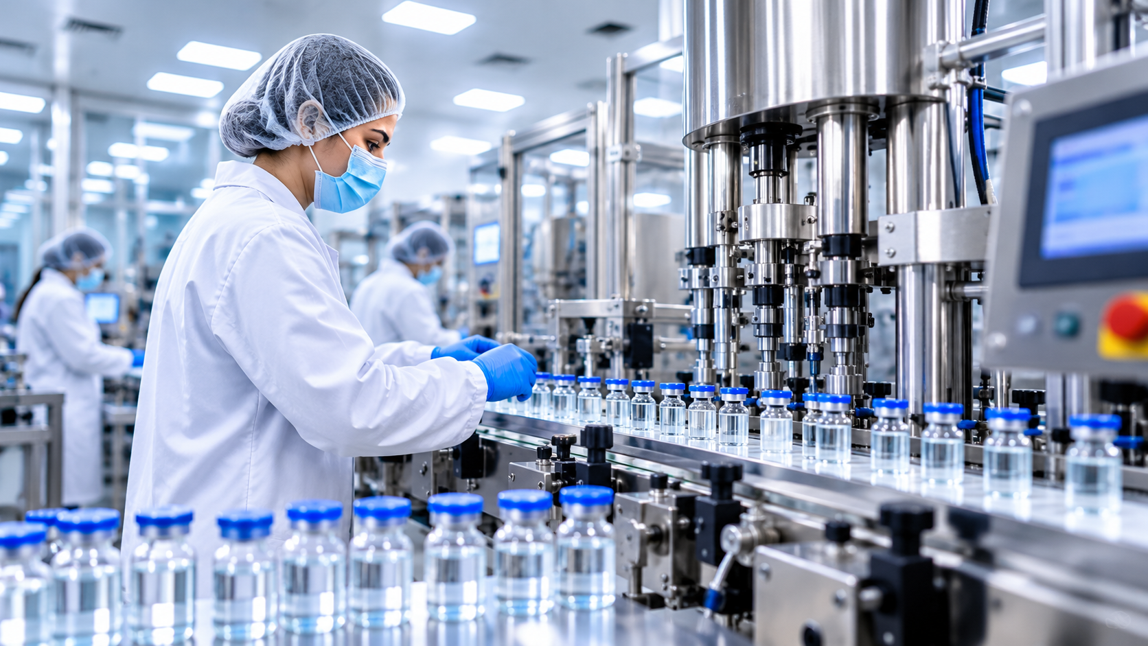 Technical work in a modern industrial environment