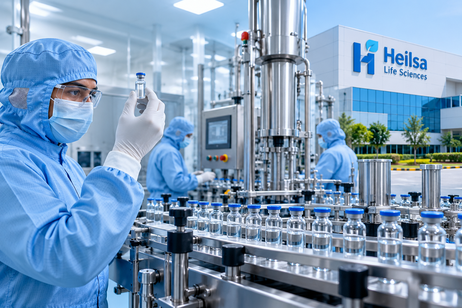 Heilsa Life Sciences pharmaceutical manufacturing and injectable solutions